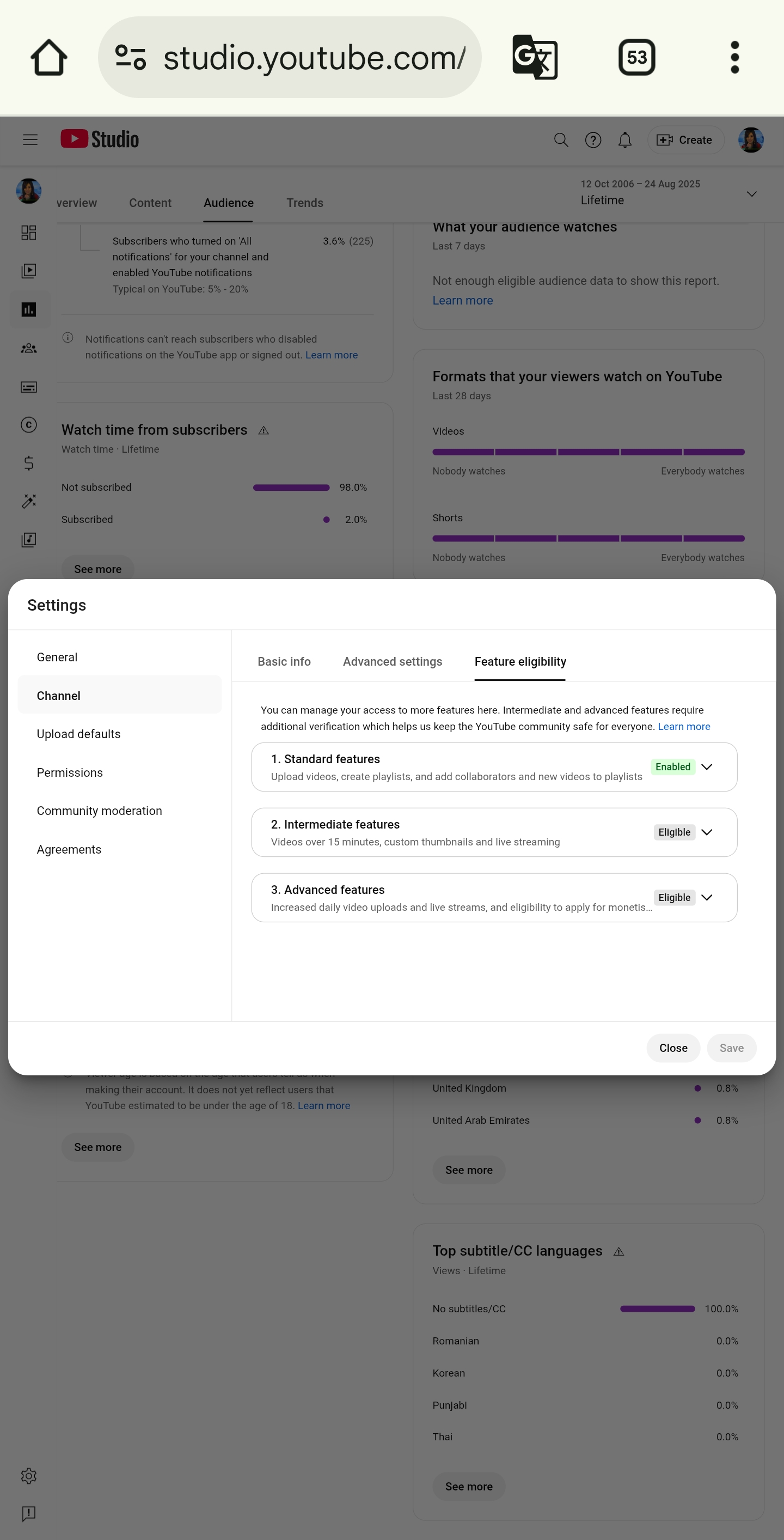 Channel screenshot 2