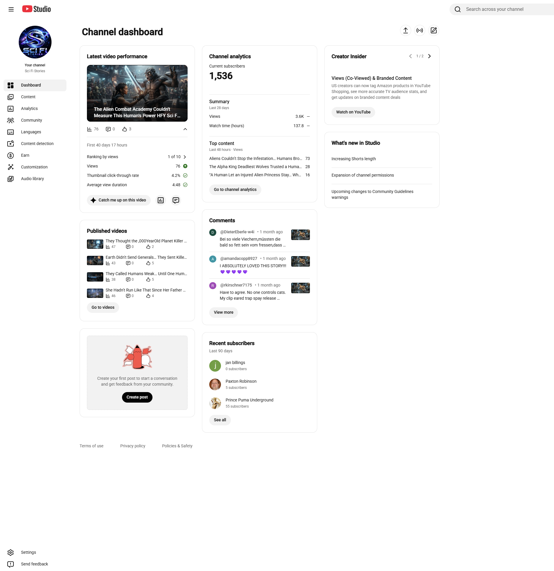 Channel screenshot 1