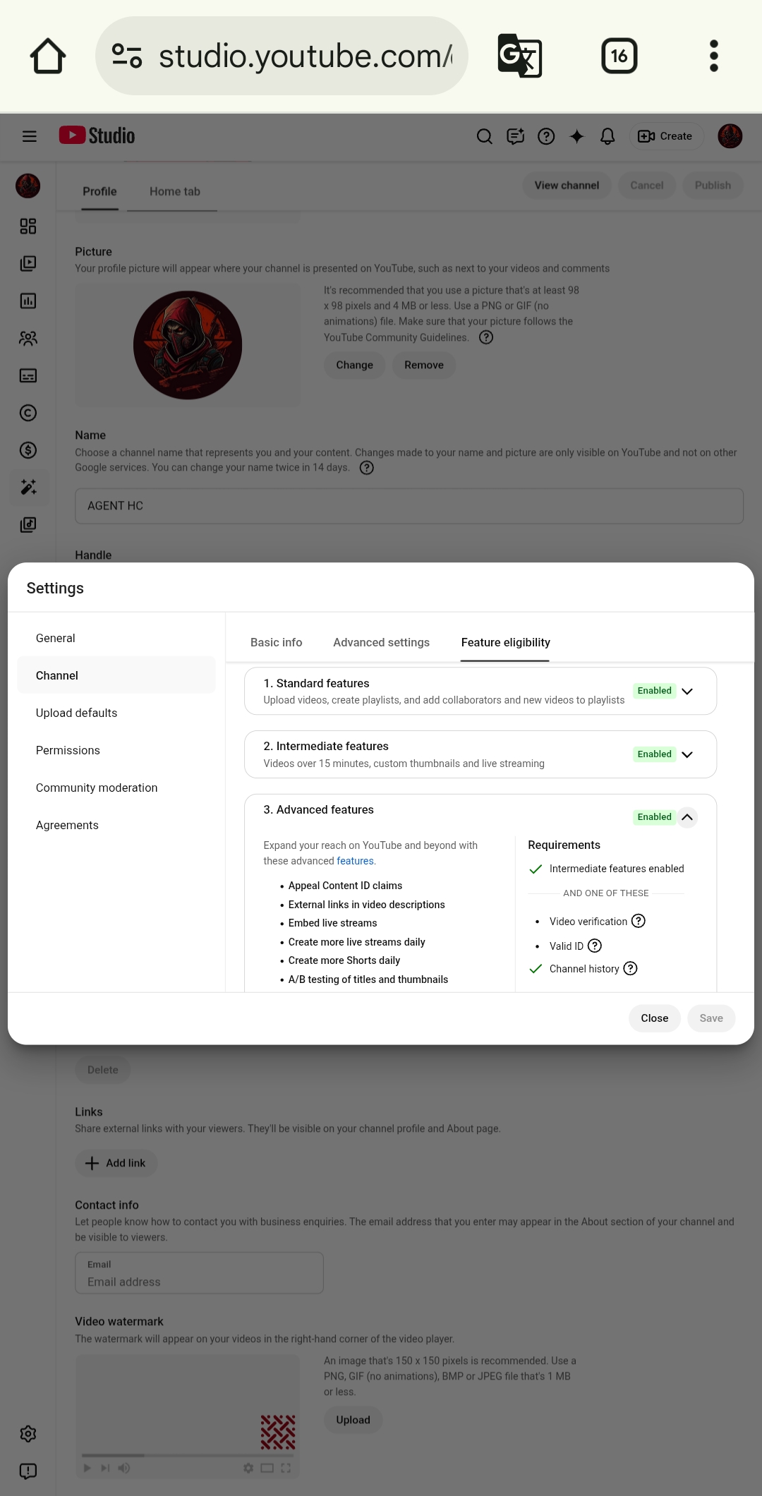 Channel screenshot 1