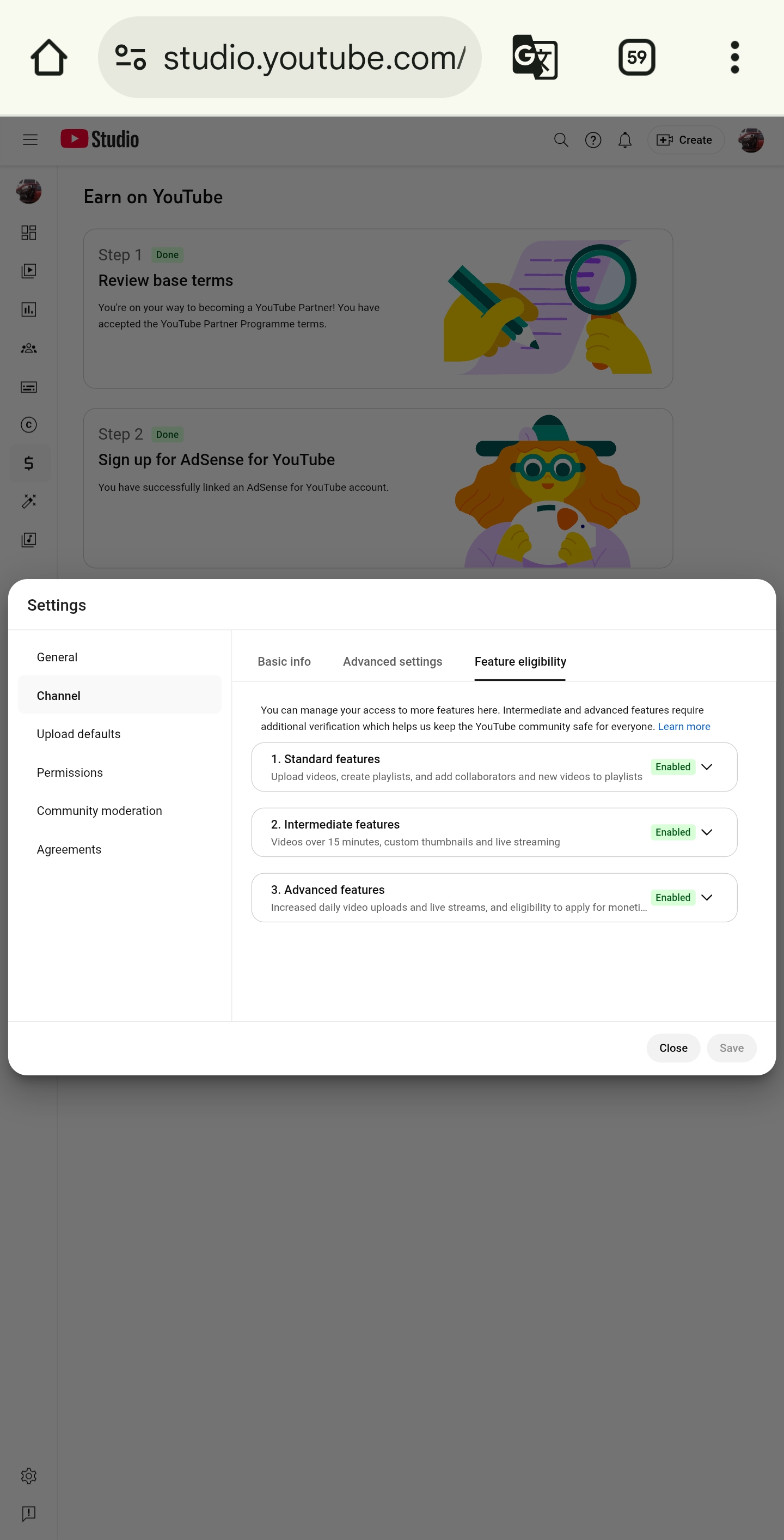 Channel screenshot 1