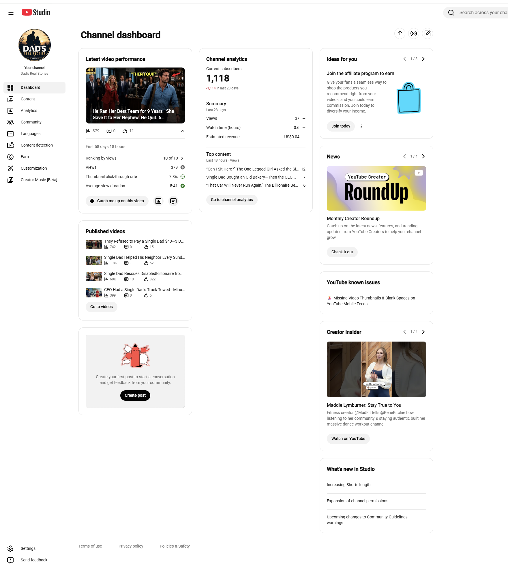 Channel screenshot 1