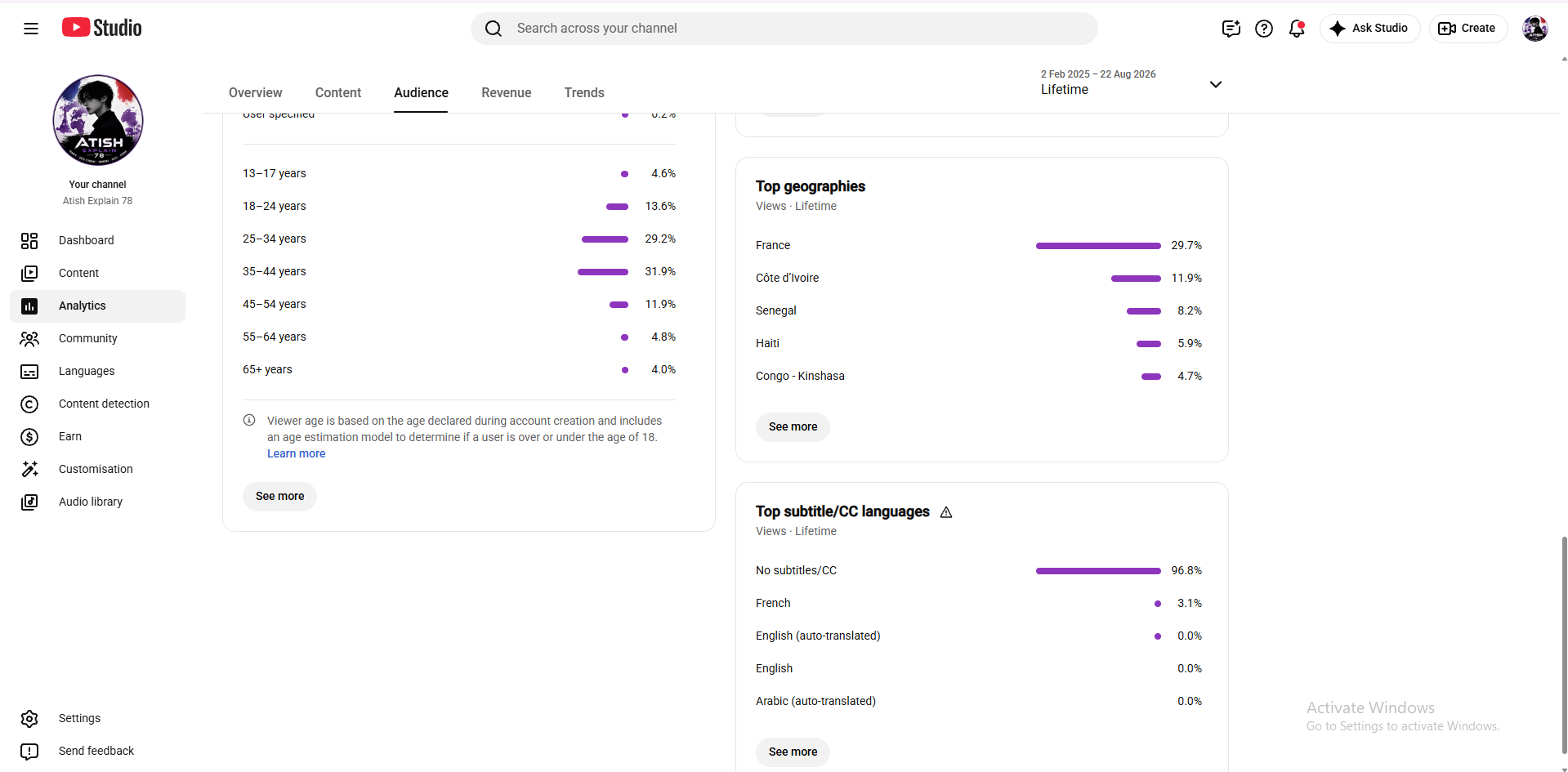 Channel screenshot 1