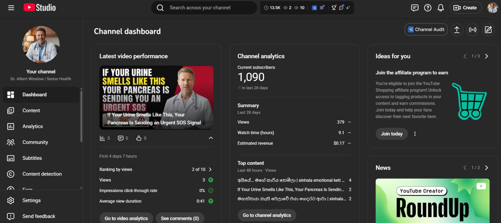 Channel screenshot 2