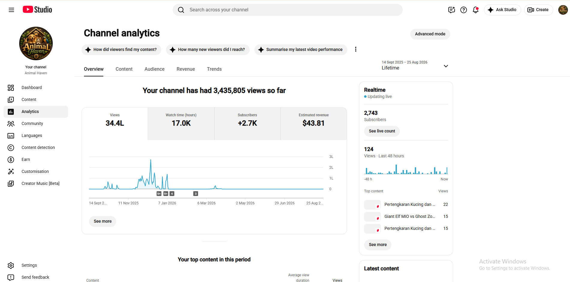 Channel screenshot 1