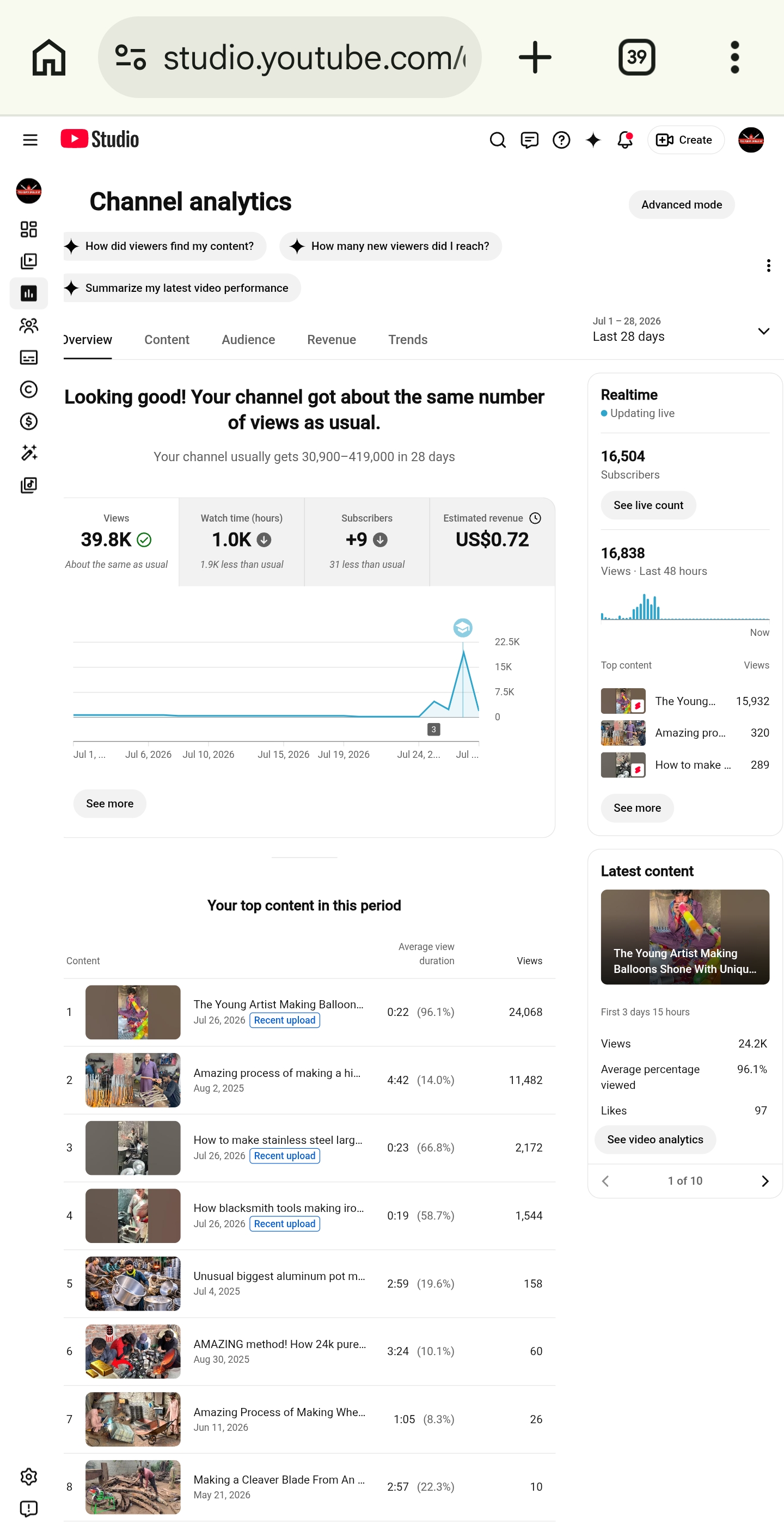 Channel screenshot 2