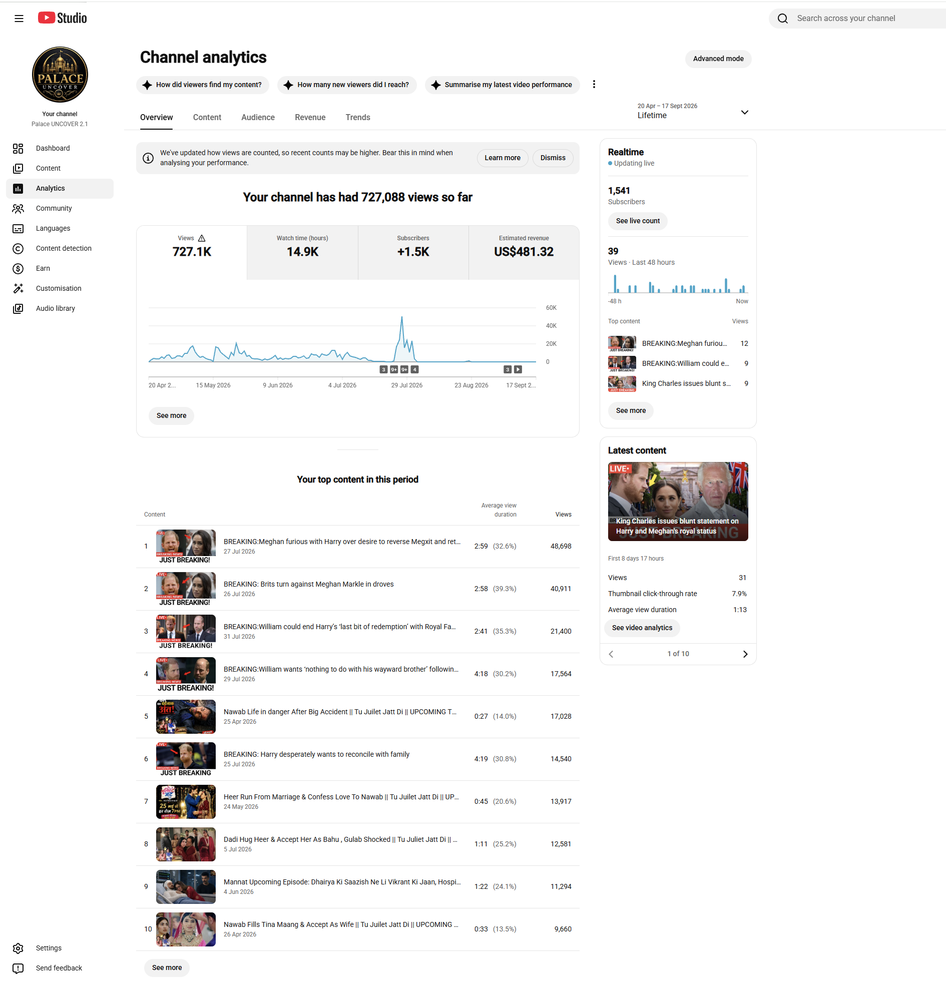 Channel screenshot 1