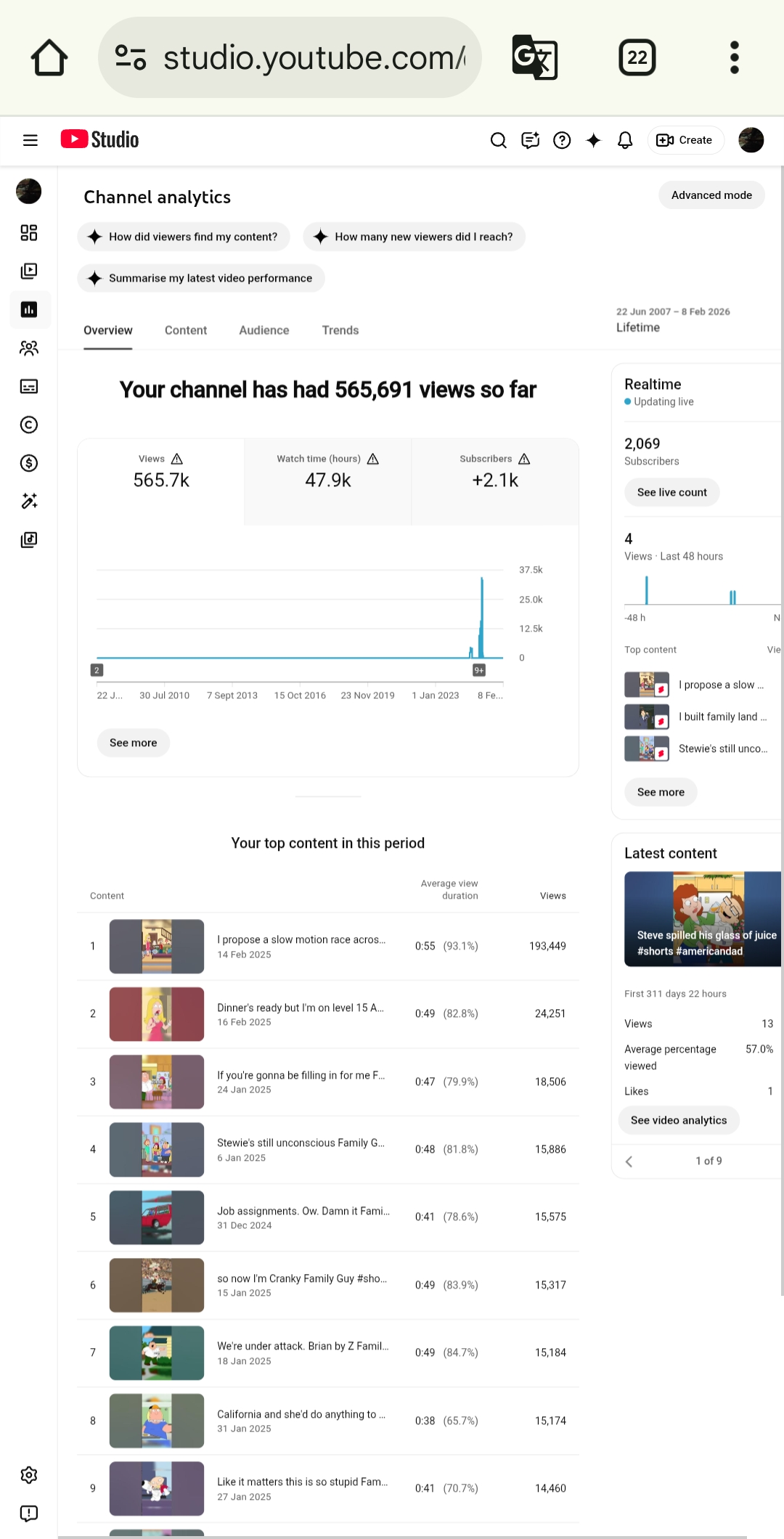 Channel screenshot 2