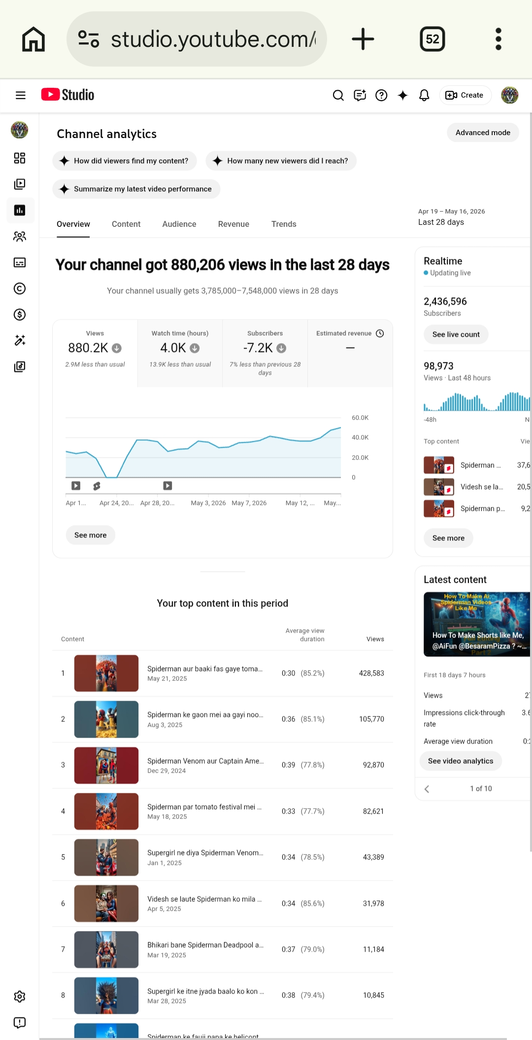 Channel screenshot 2