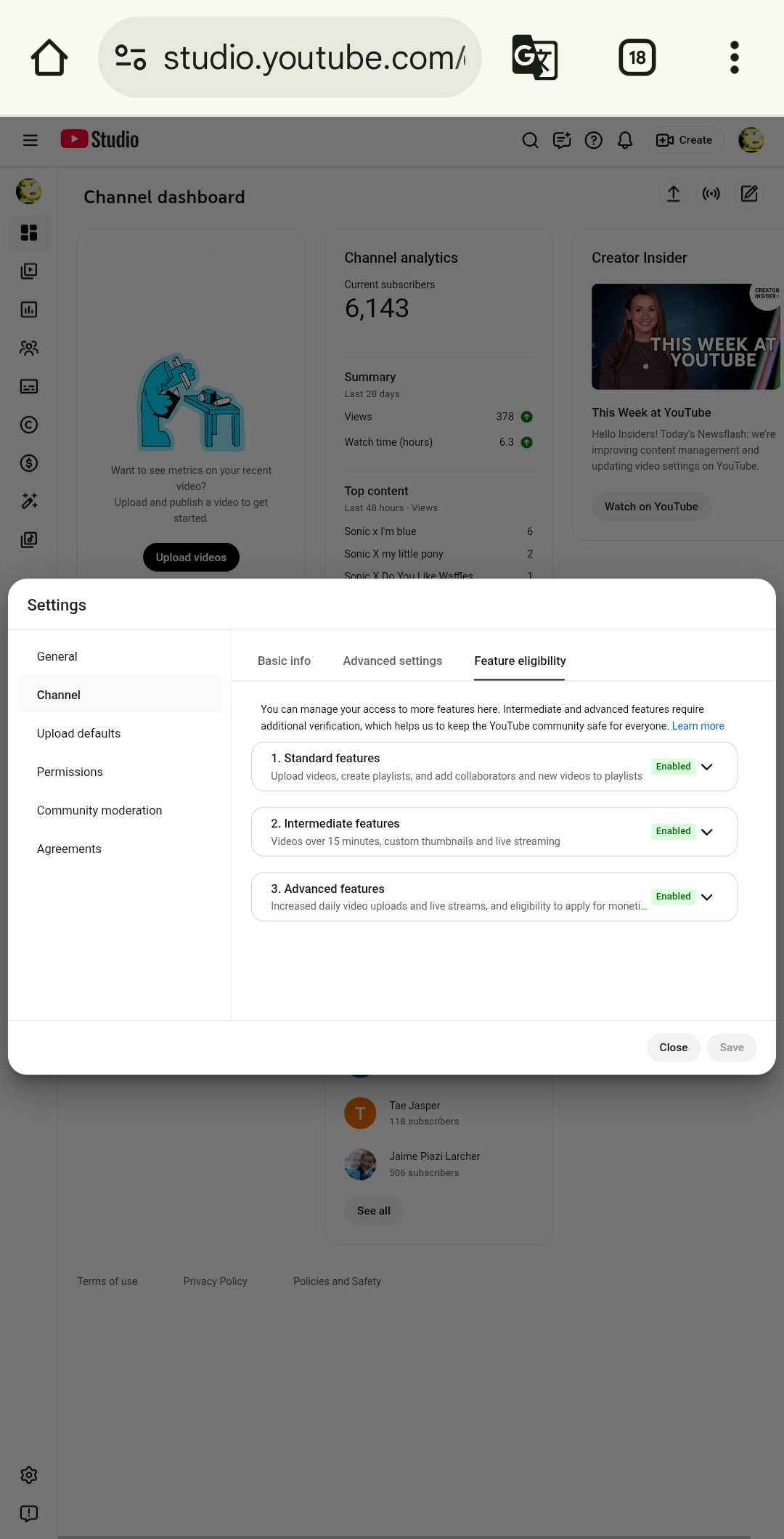 Channel screenshot 2