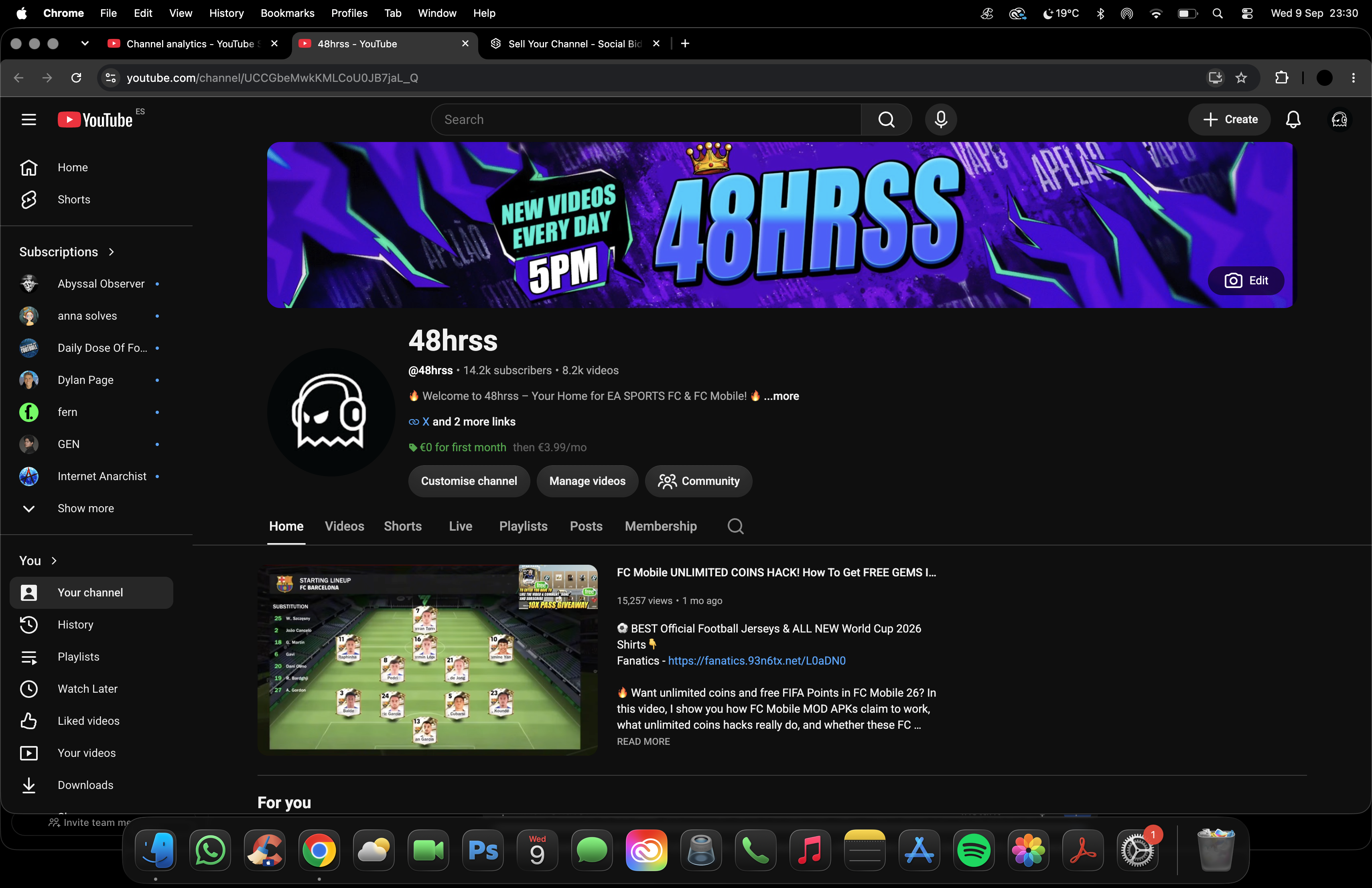 Channel screenshot 1